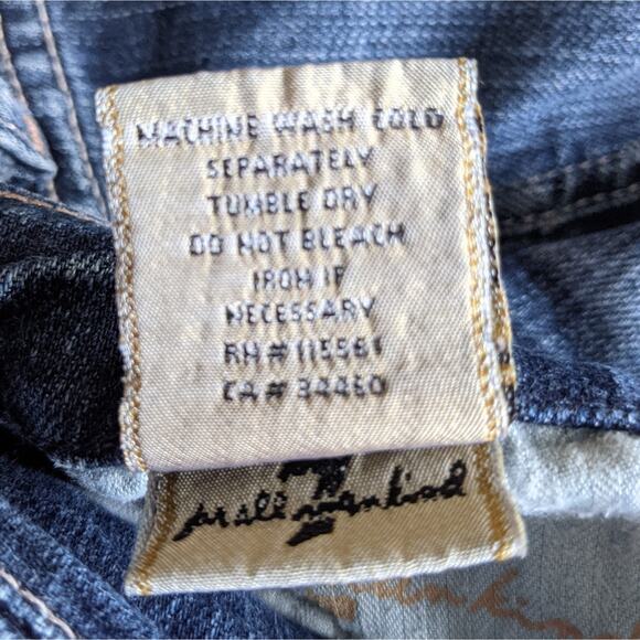 7FAMK "A" Pocket Boot Cut Jeans 29 - Picture 9 of 10